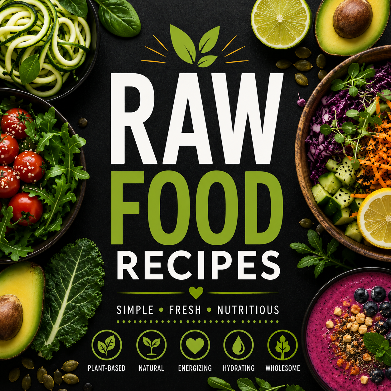 Raw Food Recipes — simple, fresh, nutritious plant-based meals