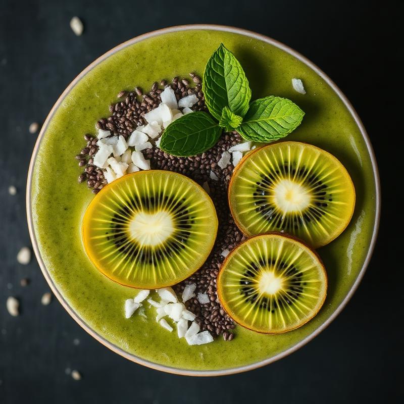 Kiwi Chia Smoothie Bowl